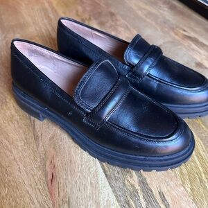 Madewell Black Leather Loafers
